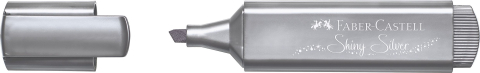 Textmarker argintiu metalizat 1546 faber-castell [1]
