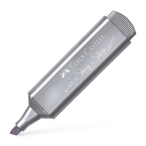 Birotică și Papetărie - Textmarker argintiu metalizat 1546 faber-castell