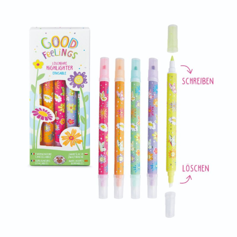 Textmarker cu stergere Trendhaus, CH32311, set 5 culori neon [0]