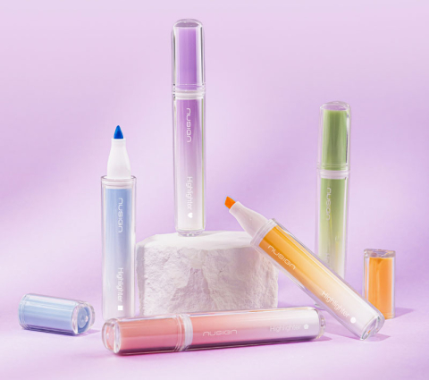 Textmarker forma patrata set 5 buc nusign deli [2]