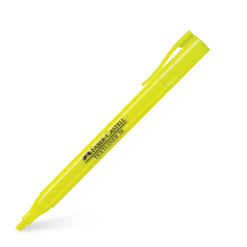 Birotică și Papetărie - Textmarker galben 38 faber-castell