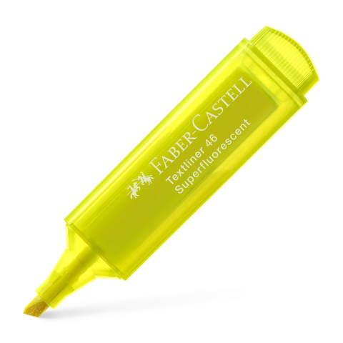 Birotică și Papetărie - Textmarker galben superfluorescent 1546 faber-castell