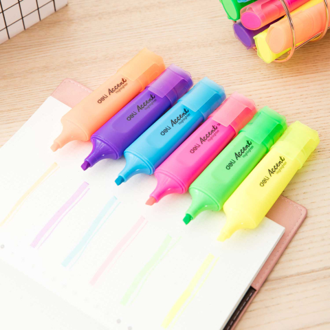 Textmarker portocaliu accent s621 deli [2]