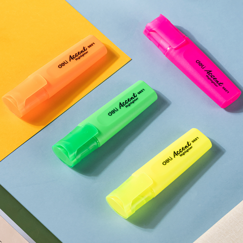 Textmarker set 4 accent s621 deli [3]