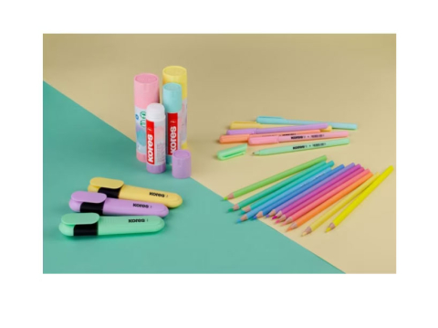 Textmarker set 6 pastel cutie plastic kores [3]