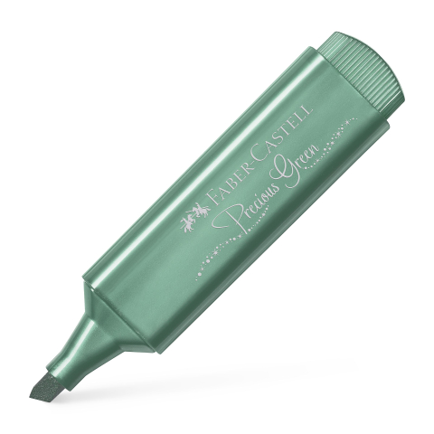 Birotică și Papetărie - Textmarker verde metalizat 1546 faber-castell