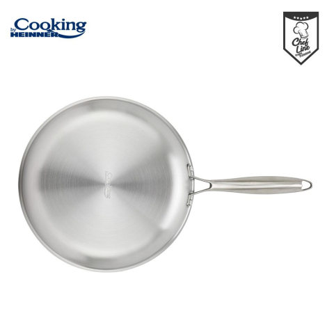 Tigaie inox in 3 straturi 24x4.5 cm, titanium3, cooking by heinner [2]