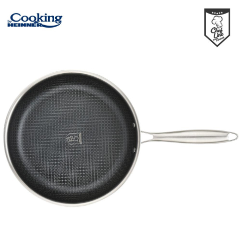 Tigaie inox in 3 straturi 28x5.5 cm, titanium3, cooking by heinner [1]