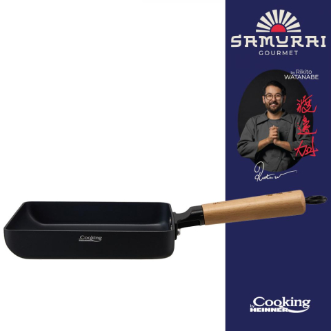 Vase pentru gatit - Tigaie jade 18x15 cm, rikito watanabe, samurai gourmet, cooking by heinner