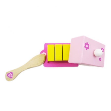 Toaster din lemn cu accesorii mic dejun, 3-6 ani [1]