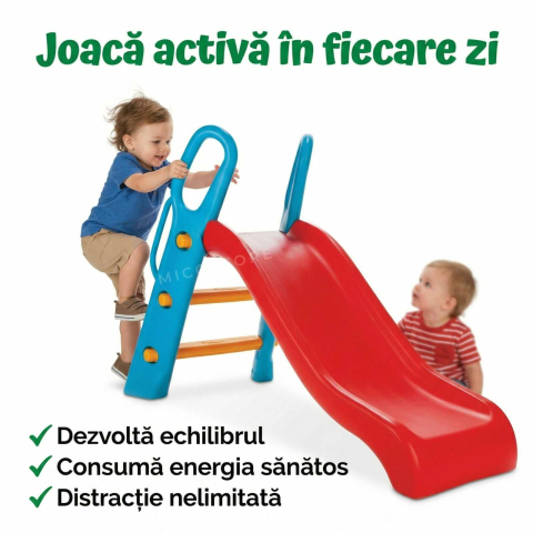 Tobogan copii Bingo Slide rosu albastru | interior exterior | 2+ ani [1]