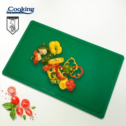 Tocator cu sant haccp gn1/1, 53x32.5x2 cm, verde, cooking by heinner [1]