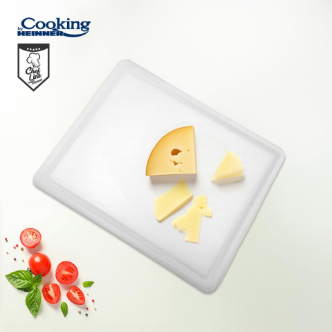 Tocator sant gn1/2, 26.5x32.5x2 cm, alb, cooking by heinner [1]