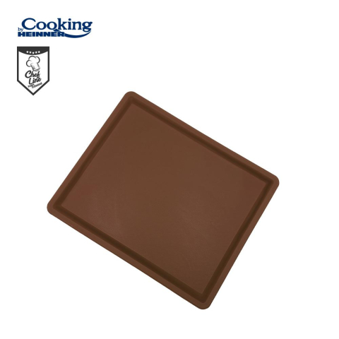 Tocatoare de bucatarie - Tocator sant gn1/2, 26.5x32.5x2 cm, maro, cooking by heinner