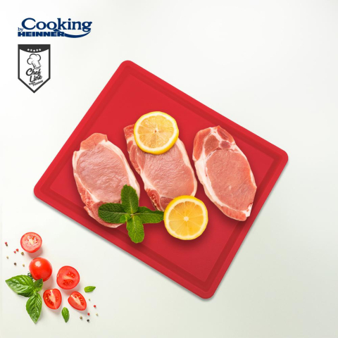Tocator sant gn1/2, 26.5x32.5x2 cm, rosu, cooking by heinner [1]