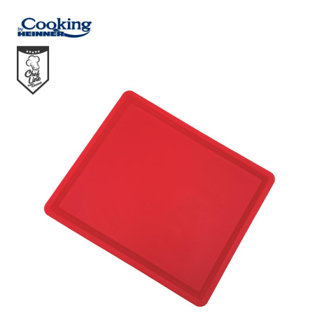 Tocatoare de bucatarie - Tocator sant gn1/2, 26.5x32.5x2 cm, rosu, cooking by heinner