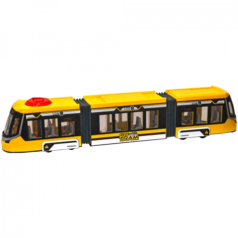 Jucării și Jocuri pentru copii - Tramvai Dickie Toys Siemens City Tram 41,5 cm galben