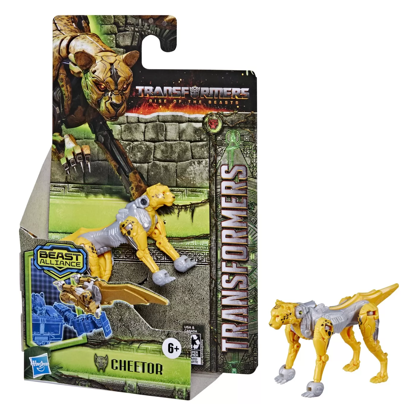 Figurine - Cheetor, Figurina 7.5 cm, Transformers 7 Beast Alliance, varsta de la 6 ani la 12 ani