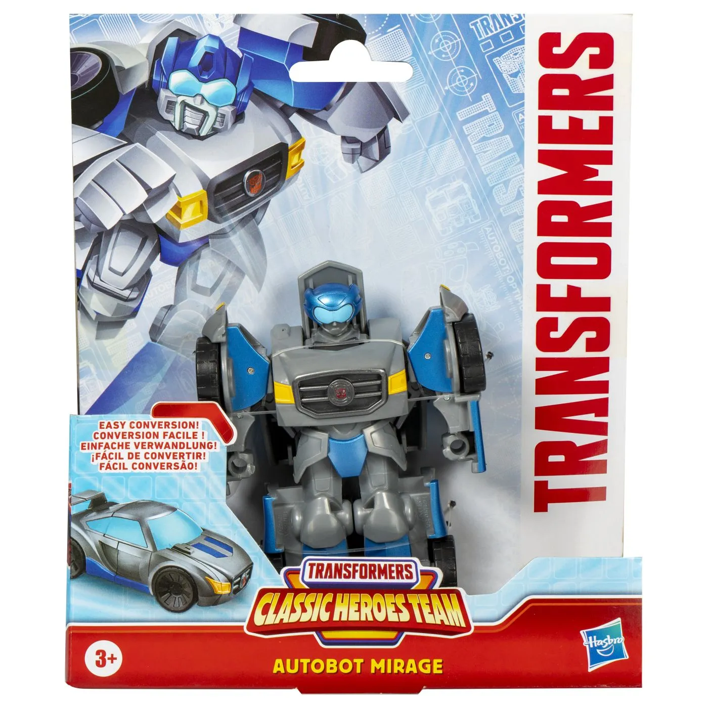 Jucării și Jocuri pentru copii - Transformers classic heroes team robot autobot mirage transformabil, copii 3 ani pana la 12 ani