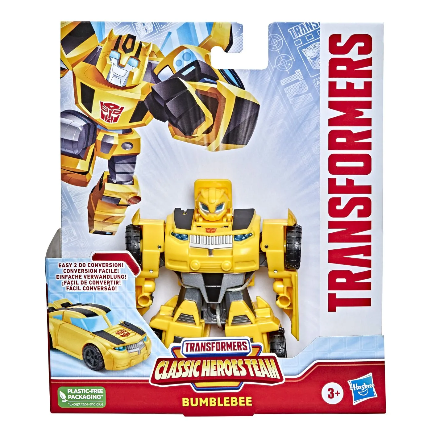 Jucării și Jocuri pentru copii - Transformers classic heroes team robot bumblebee transformabil, copii varsta 3 ani pana la 12 ani