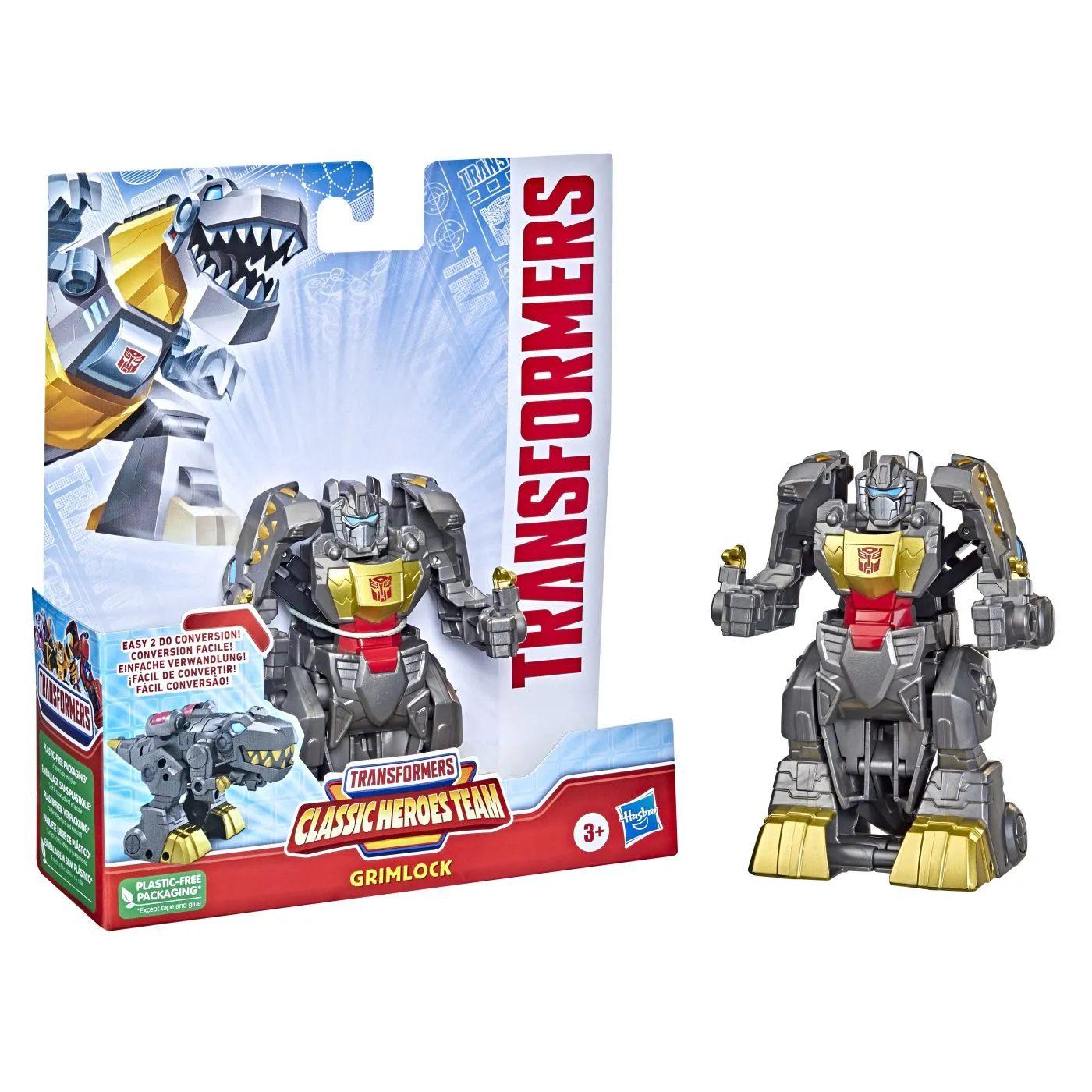 Transformers classic heroes team robot grimlock transformabil, copii varsta 3 ani pana la 12 ani [8]