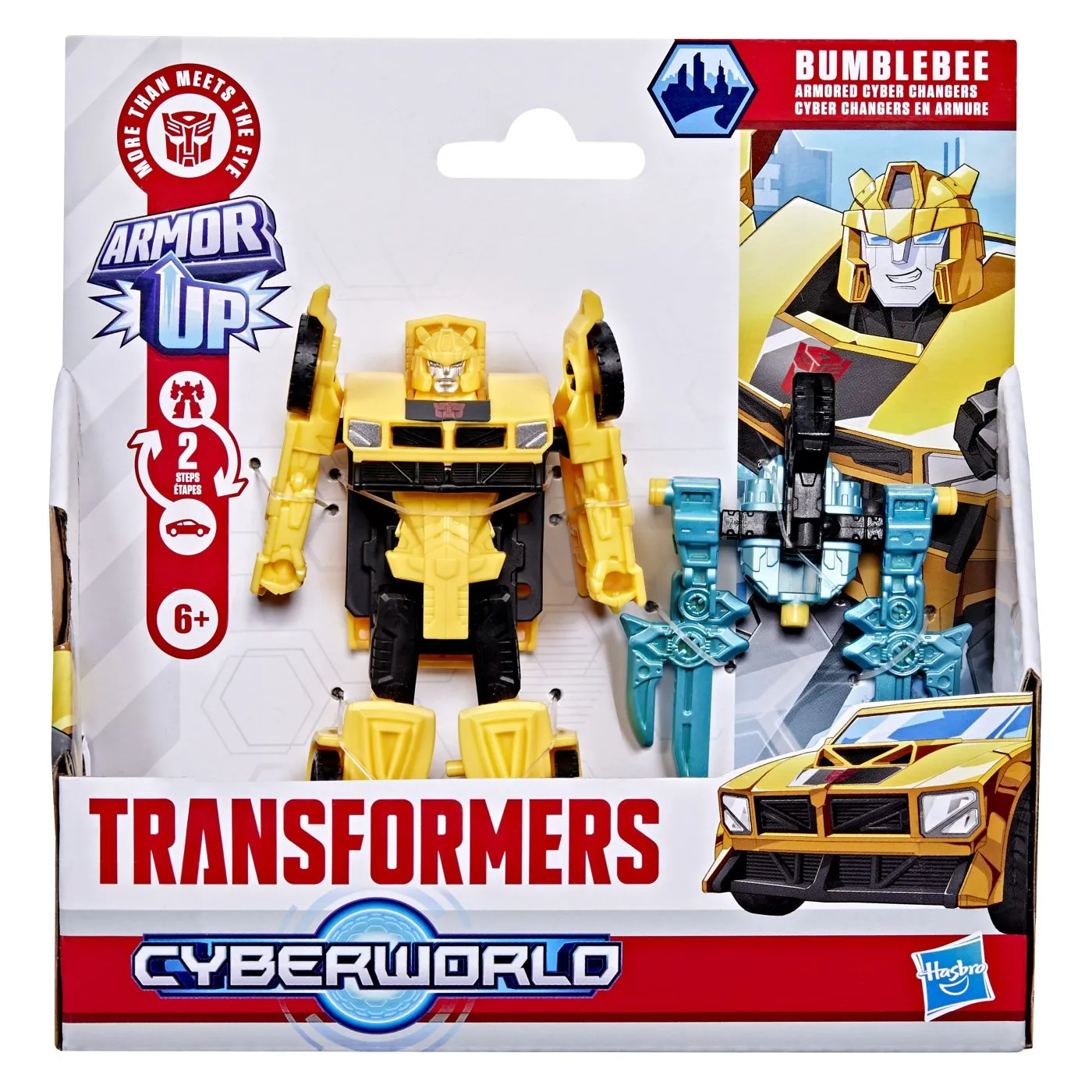 Jucării și Jocuri pentru copii - Transformers cyberworld robot bumblebee blindat transformabil, copii varsta 6 ani pana la 10 ani