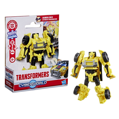 Transformers cyberworld robot bumblebee convertibil 10cm [8]