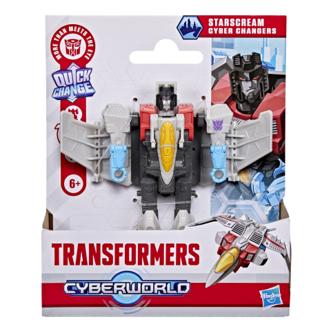 Jocuri si Jucarii Educative - Transformers cyberworld robot starscream convertibil 10cm