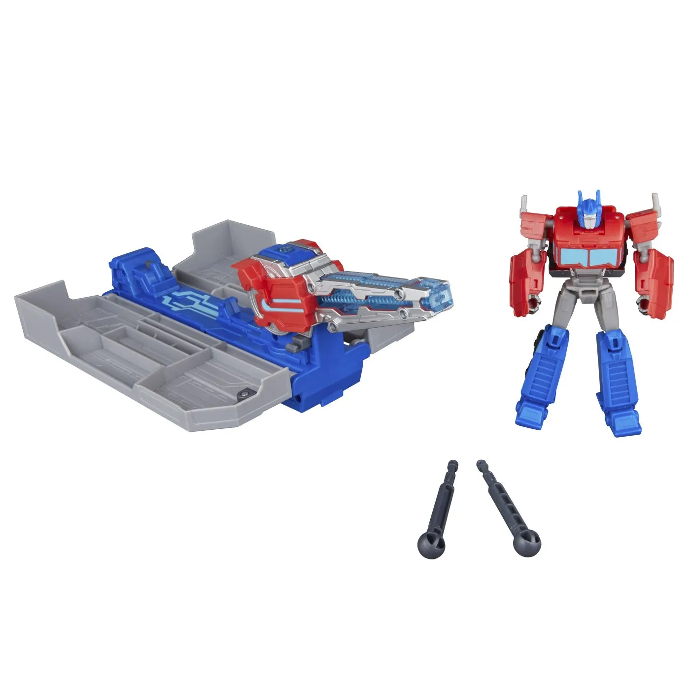 Transformers earthspark camion cu remorca de lupta optimus prime, copii varsta 6 ani pana la 10 ani [8]