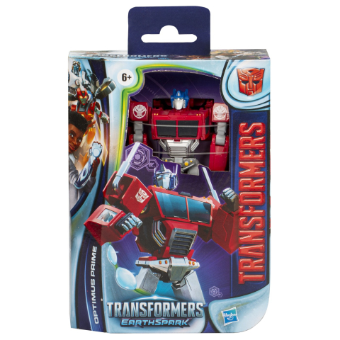 Transformers figurina earthspark deluxe optimus prime 12.5cm [0]