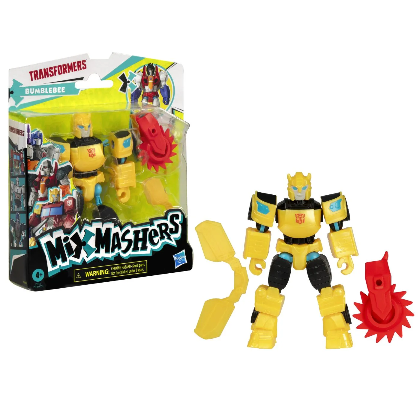 Transformers mix mashers figurina bumblebee 12cm si accesorii, copii varsta 4 ani pana la 8 ani [8]
