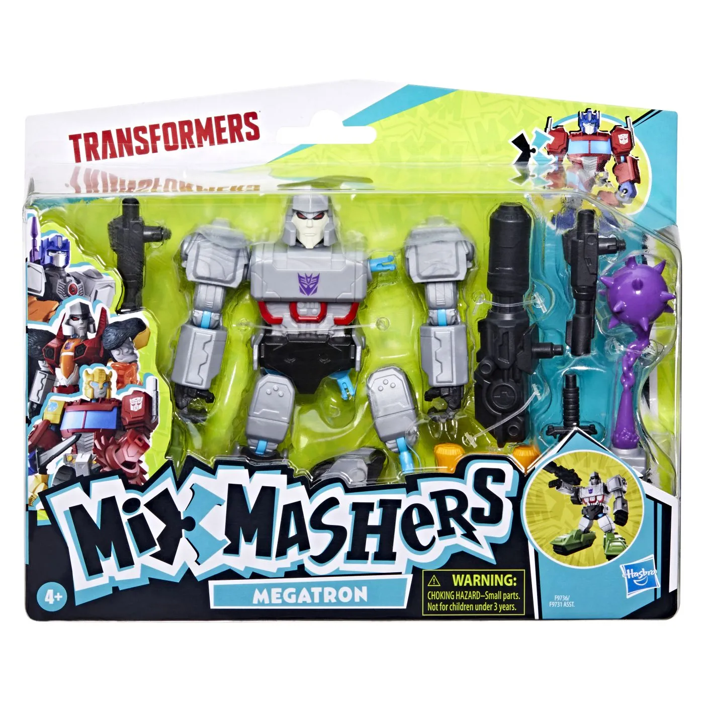 Jucării și Jocuri pentru copii - Transformers mix mashers set figurina megatron 12cm si accesorii, copii varsta 4 ani pana la 8 ani