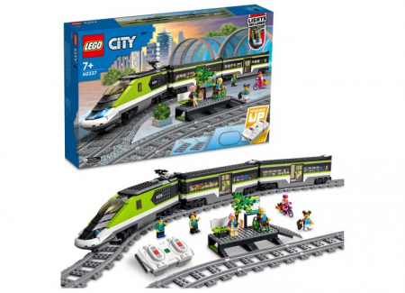 LEGO City: Tren expres de pasageri 60337, 7 ani+, 764 piese, varsta de la 7 ani la +15 ani [1]