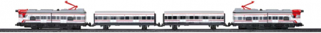 Trenulet electric calatori Cercanias RENFE cu peisaj [4]