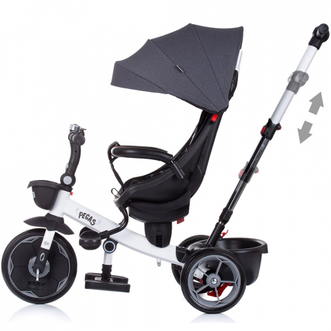 Tricicleta Chipolino Pegas cu sezut reversibil anthracite [2]