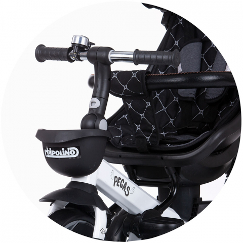 Tricicleta Chipolino Pegas cu sezut reversibil anthracite [10]