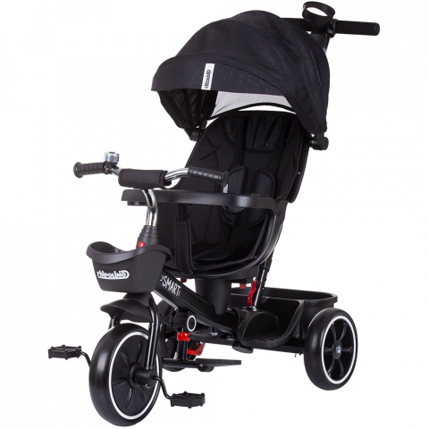 Jucării și Jocuri pentru copii - Tricicleta Chipolino Smart cu sezut reversibil raven