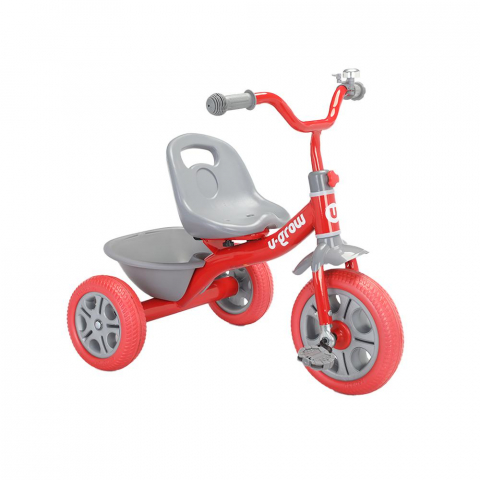 Tricicleta cu pedale u-grow, rosie [3]