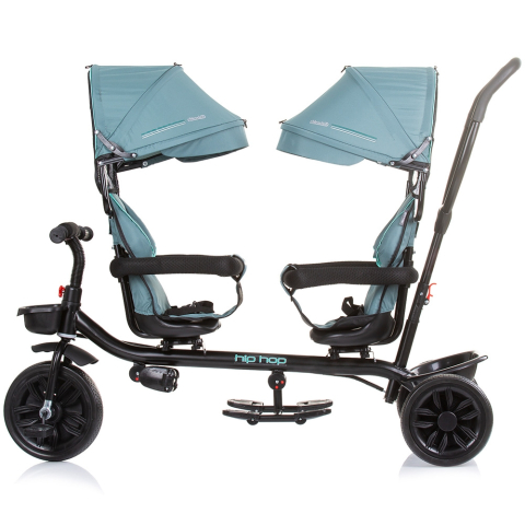 Tricicleta gemeni Chipolino Hip Hop aloe [2]