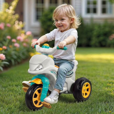 Tricicleta Dolu Moto Bike Pastel, copii 2 ani+ [1]