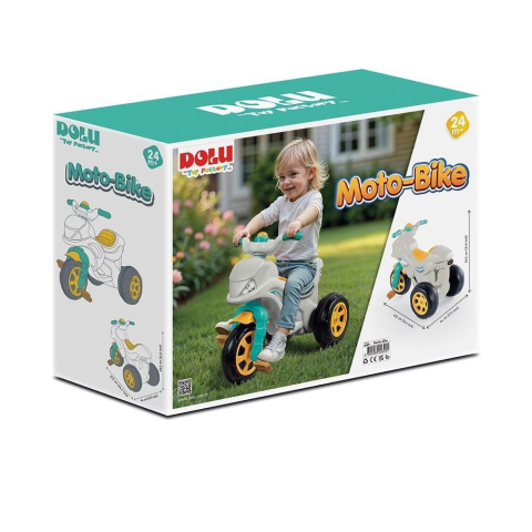 Tricicleta Dolu Moto Bike Pastel, copii 2 ani+ [3]