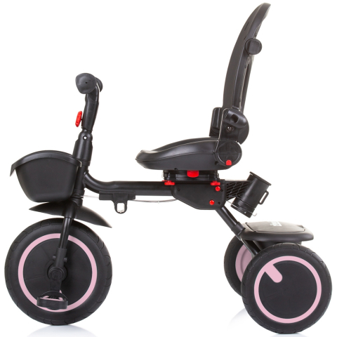 Tricicleta pliabila Chipolino Quick Fold cu sezut reversibil rose water [6]