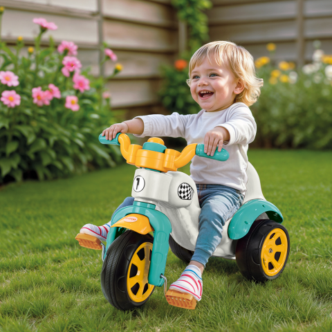 Tricicleta Dolu Super Bike Pastel, copii 2 ani+ [2]