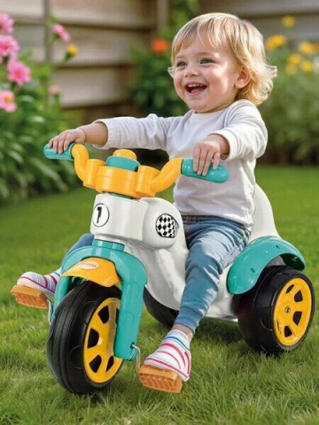 Jucării exterior pentru copii - Tricicleta Super Bike Dolu Pastel, ambalaj punga