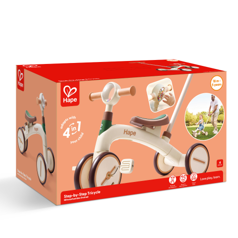 Triciclu pas cu pas, copii varsta 18 luni+,2 ani+ [3]