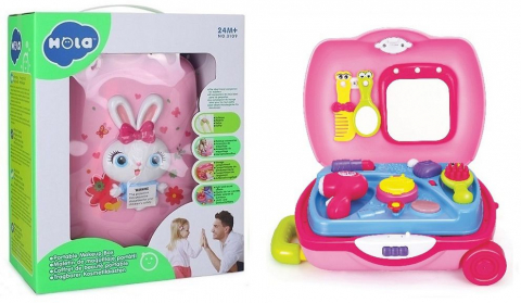Jucării și Jocuri pentru copii - Troler cu set coafura si accesorii frumusete