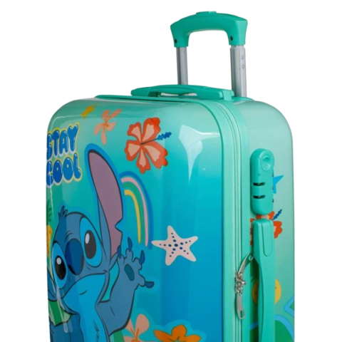 Troler pentru copii, model Stitch, Capacitate 35L, Verde Menta [2]