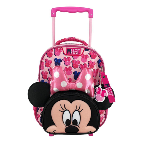 Rechizite Școlare - Troller 27x10x31cm 2 compartimente Minnie Must