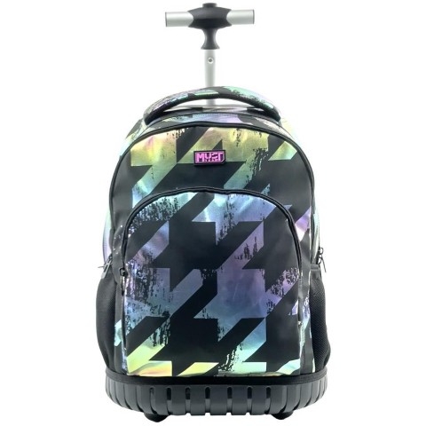 Rechizite Școlare - Troller Must Team 31x22x45cm 3 compartimente Hologram Colors  