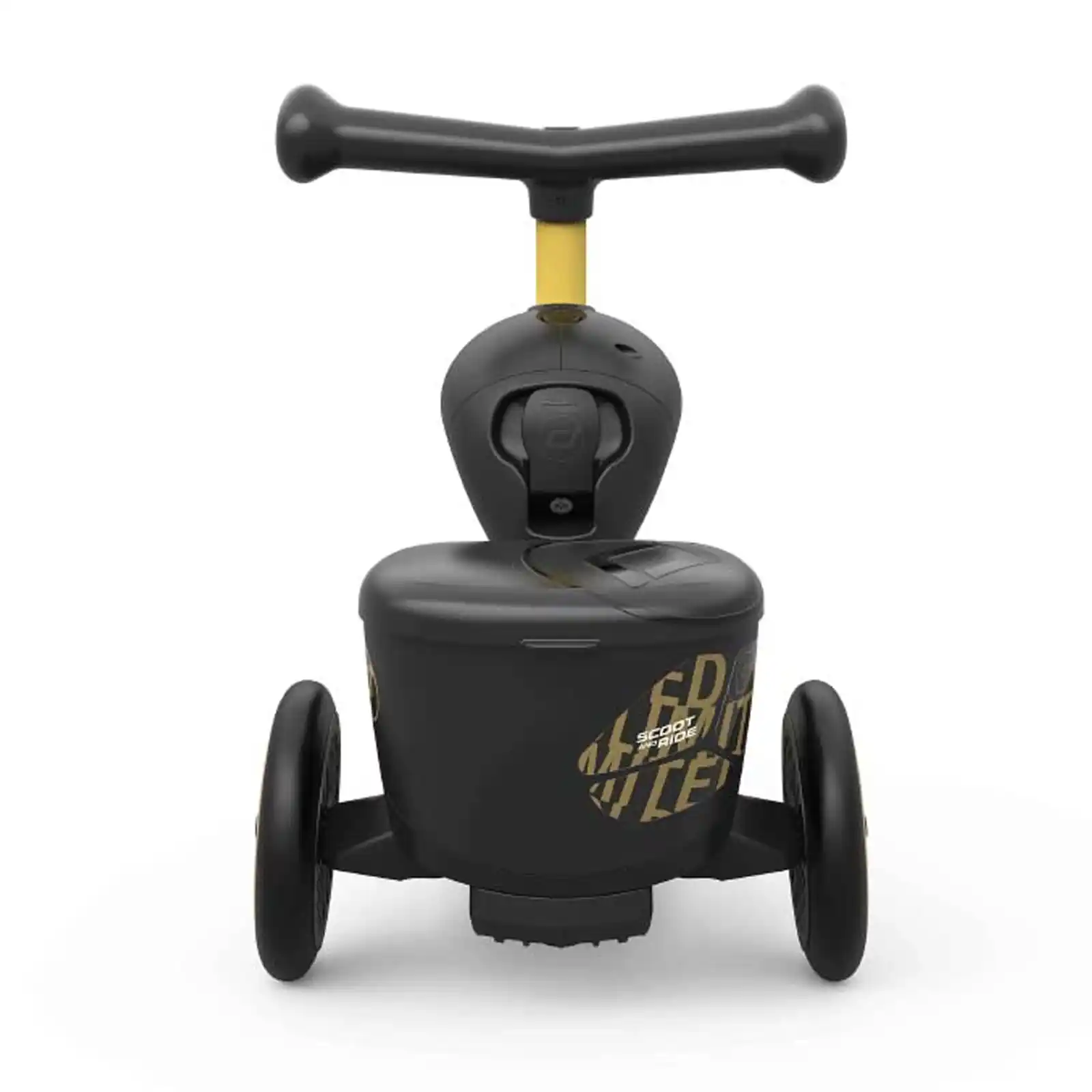 Trotinete copii 1-5 ani, cu sezut, Scoot Ride, HighwayKick 1 Lifestyle Black Gold Limited [6]
